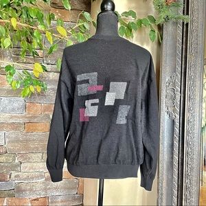 St. Croix Black Wool Sweater